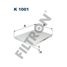 FILTRON K1001 POLEN FİLTRESİ OPEL OMEGA-B 2.2 DTI 16V 120HP 09/00