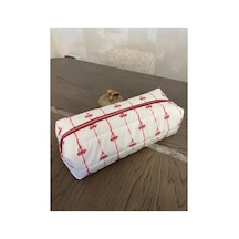 Airwrap Ve Tüm Saç Şekillendiriciler İçin Uygun Bölmeli Düzenleyici Çanta Beyaz