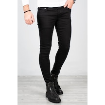 Deepsea Siyah Skinny Kesim Erkek Kot Pantolon 2004157 Siyah