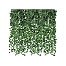 Xindoker 1m Asma Yapay Bitki 2'li Set - Ev Ofis Dekorasyon İçin Dayanıklı Ve Şık Duvar Sarmaşığı Yeşil