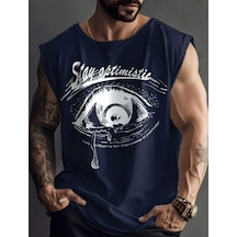 Snapbuy Erkek Spor Yelek - Gevşek Fit, Retro Tasarım, Kolsuz, 2xs-6xlgri Gri