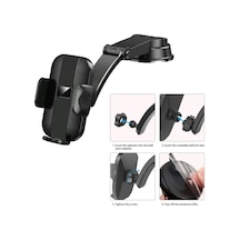 Lüx Telefon Tutucu Araç Içi Robotik Vantuzlu Eğimli Döner Başlık