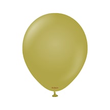 Retro Zerdeçal Pastel Balon 5 Li Açık Yeşil