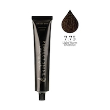Perfect Shine Permanent Profesyonel Saç Boyası 100 ML Açık Sıcak Kestane/Bakır Kahve Brown Mahogany