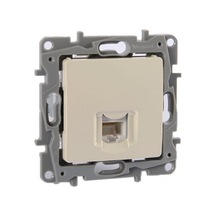 Legrand 767429 Salbei Serisi Bej 1 Çıkışlı Rj11 Telefon Prizi