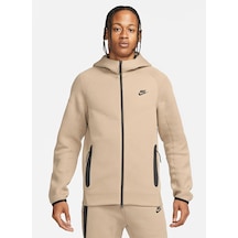 Nike Tech Fleece Full Zıp Hoodie Erkek Sweatshırt-fb7921-247 Kahverengi