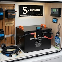 Spower 12v 560ah 12.8v Lityum Lifepo4 Bluetooth Akü
