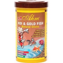 Ahm Koi Goldfish Natural Sticks Balık  Yemi 1000 Ml