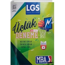 LGS Üçlük Deneme - Video Çözümlü- Evrensel İletişim Yayınları