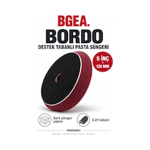 Bgea 5 İnç 125 Mm Bordo Destek Tabanlı Pasta Süngeri