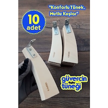 Fledgio Ahşap Güvercin Tüneği 15 cm | 10 Adet | Bekar Tüneği | Ahşap Tünek | Dinlenme Tüneği