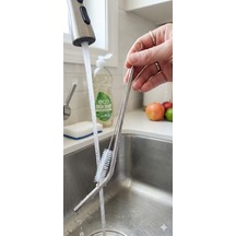 Paslanmaz Çelik Pipet Seti - 2 Adet Tekrar Kullanılabilir Metal Pipet 1 Düz, 1 Eğri Ve 1 Adet Temizleme Fırçası, Çevre Dostu, Bulaşık Makinesinde Yıkanabilir Ekolojik Pipet Seti 000 Açık Krem