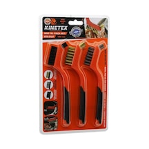 Kinetex Ktx-3127 Mini Tel Fırça Seti 3 Parça 180mm- 12'li Paket