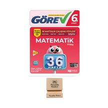 Nitelik 6. Sınıf Görev Matematik 36 Haftalık Çalışma Föyleri + Telefon Standı