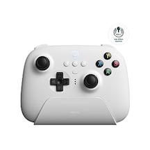 8bitdo Ultimate Hall Effect 2.4g Cotroller Ve Şarj Dock - Beyaz Widows, Adroid Pc Ipad Uyumlu-119669