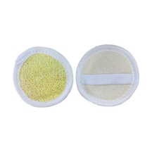 Anatolia Soap Natural %100 El Yapımı Doğal Hatay Kabak Lifi, Peeling Etkili Yüz Lifi Mini Kese 1 Adet