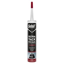 Selsil Güçlü 350 Kg' A Kadar Ağılık Taşır Ve Hızlı Kuruyan Ultra Tack Beyaz Silikon 290 Ml 290 ML