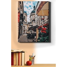 Webstyle Sayılarla Boyama Seti Kasnaklı Çiçekçiler Sokağı 50 X 65 Cm