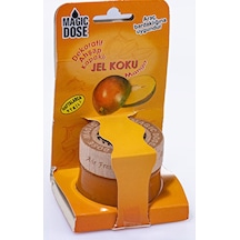 2 Adet Magic Dose Dekoratif Ahşap Kapaklı Jel Koku 50ml - Mango