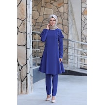 İbrahim Burak Etiler Collection Pelerinli Takım Elbise Mc0034 İndigo
