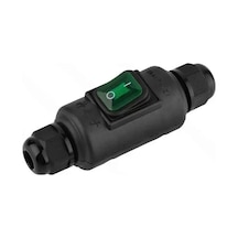 Hubrendy Sh Powermaster Pm-26935 Su Geçirmez Siyah Kablo Switch 4 Pin 0
