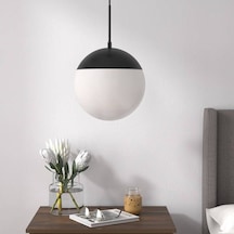 Lambaderler, Avizeler İçin Uyarlanabilir 25 Watt Beyaz Işık Led Ampul Fonksiyonel Kablosuz Led Ampul Beyaz - Siyah