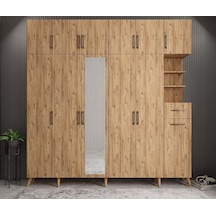 Açelya Portmanto Vestiyer Çam  M9-208 cm