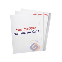 1 Den 20000 E Numaralı A4 Fotokopi Kağıdı