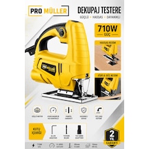 Pro Müller Pro Sjs Metal Şanzuman Devir Ayarlı Bakır Sargili Dekupaj Testere Makinesi