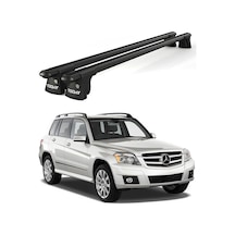 Trio-ı Mercedes-benz Glk 2008 Ve Sonrası Uyumlu Siyah Kilitli Ara Atkı 120cm Port Bagaj Tavan Barı