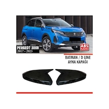 3008 Batman Ayna Kapağı Piano Black / 2017 Sonrası