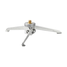 Teltree Çift Kullanımlı Katlanabilir Kameralı/çadır Lambası Tutucu, 1/4" İğne, Alüminyum-çelik Malzeme, Stüdyo/kamp Gümüş