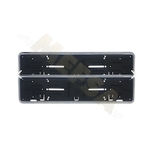 MEFSA PLASTİK PLAKALIK NİKELAJ ÇERÇEVELİ (2 ADET)