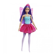 Peri Kızı Barbie Bebek - Barbie Kanatlı Peri Bebekleri Mattel Mor Saçlı