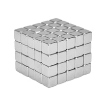 5x5x5 mm Neodyum Küp Hobi Mıknatısı (216 Adet)