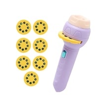 Lovoski 56 Resimli Projeksiyonlu Çocuklar İçin Eğitici El Feneri