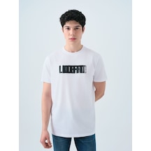 LOFT Regular Fit Erkek Tshirt K.kol Lf2038682 Q1.v1 Beyaz