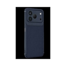 Newface Tecno Spark 50 4g Auto Focus Karbon Kapak - Lacivert