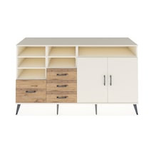 Kronos Konsol 7 Raflı 4 Çekmeceli 2 Kapaklı 176x59x99 Aytaşı-ayta Aytaşı-aytaşı/çam