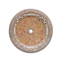 Decogold 60 Cm Oval Bronz Saray Tavan Göbek