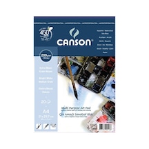 Canson Fınface 1557 Resim Blokları Çok Amaçlı 200 Gr A4 20 Yaprak Üstten Spriralli