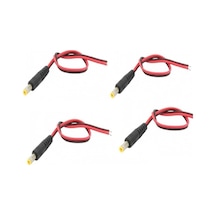 5 Adet Güvenlik Kamerası 12V Dc Erkek Power Jack Dc Jak Kablo