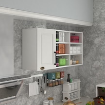 Kenzlife Hazır Mutfak Dolabı Pancar90 Byz Mod1 90 120 32 Mebran Kapak Suntalam Gövde Beyaz