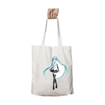 Art Hediye Hatsune Miku One Piece Anime Naruto İki Taraf Kalıcı Yıkanabilir Okul Plaj Omuz Bez Çanta Çok Renkli