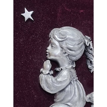 Les Etains Du Prince Dua Eden Kız Çoçuğu Adlı Zın Çerçeve 24x18x2cm
