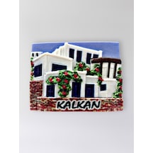 Kalkan Polyester Kabartmalı Magnet 7,5 X 5,5 Cm Dekoratif Hediyelik Buzdolabı Süsü Kod:1638