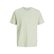 Jack & Jones Jack&jones Varenna Branding Crew Neck Erkek Yeşil Yuvarlak Yaka Tişört Yeşil