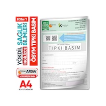 2026/1 Yökdil İngilizce Sağlık Bilimleri Ösym Çıkmış Soru Tıpkı Basım Deneme Kitapçığı Türkiye Genel