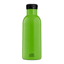 Mamawata Green Pipetli Çocuk Termos Matara 470 Ml Paslanmaz Çelik Sızdırmaz Yalıtımlı Suluk Yeşil