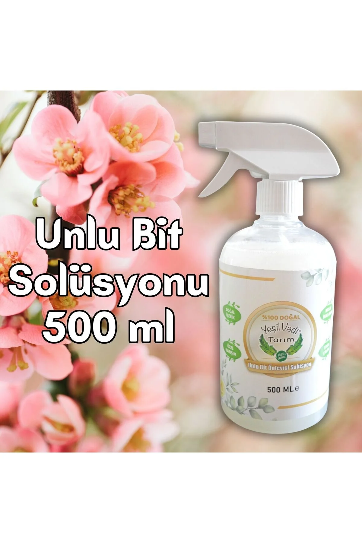 Organik Unlu Bit Yaprak Biti Önleyici Solüsyon 500ml 500 ML